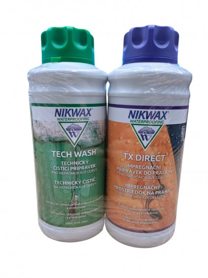 NIKWAX sada Tech Wash a TX.Direct (1000 + 1000 ml)