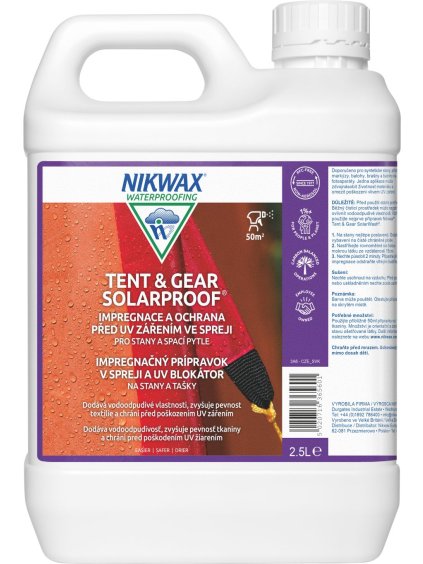 NIKWAX Tent & Gear SolarProof 2,5 litrů