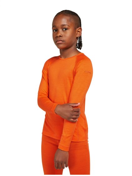 FW24 BM US W Kids Merino 200 Oasis LS Crewe 10450105N 01