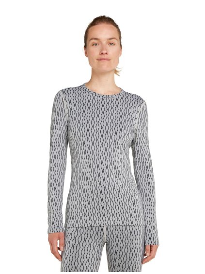 FW24 BM W Women Merino 260 Vertex LS Crewe On Piste 0A574K598 01