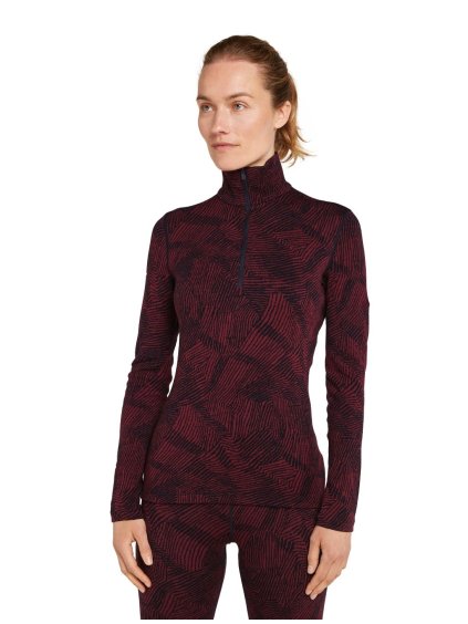 FW24 BM W Women Merino 260 Vertex LS Half Zip Frozen Forms 0A574Q03K 01