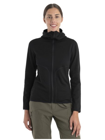 FW23 Women Merino 560 Realfleece TM Elemental II LS Zip Hood 0A56SS001 2