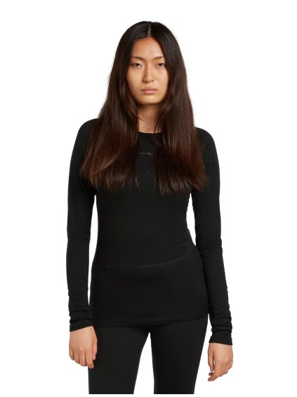CARRYOVERS BM W Women Merino 200 ZoneKnit LS Crewe 0A579P001 01