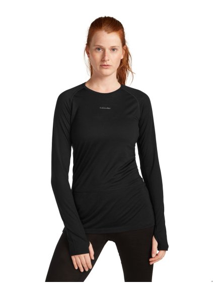 SS25 BM W Women Merino Blend 125 ZoneKnit LS Crewe 0A579L001 01 01