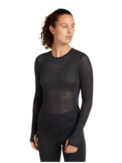 SS25 BM W Women Merino Blend 75 Cool Lite Featherlight LS Crewe 0A577K001 01 01