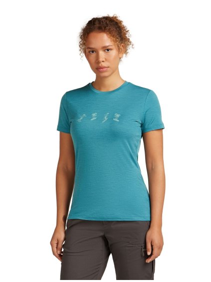 FW25 BM W Women Merino 150 Tech Lite SS Tee Snow Day 0A57CB0GQ 01 01