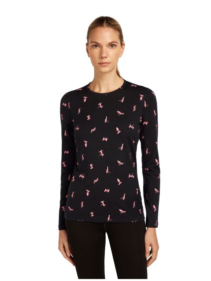 FW25 BM W Women Merino 200 Oasis LS Crewe Snow Day 0A574W0KB 01 01
