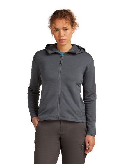 FW25 BM W Women Merino 360 RealFleece Elemental LS Zip Hoodie 0A571T0A1 01 01