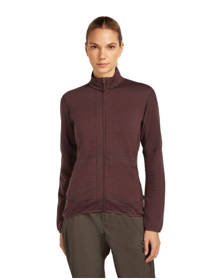 FW25 BM W Women Merino 400 RealFleece Descender LS Zip 0A571P0GW 01 01
