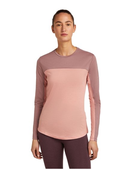 FW25 BM W Women Merino Blend 125 Cool Lite Sphere LS Tee Colour Block 0A571L0JV 01 01