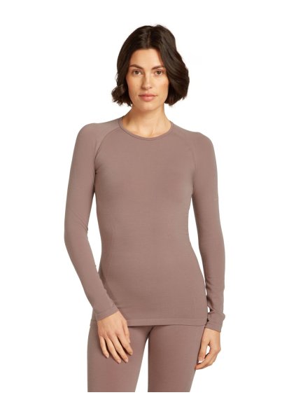 FW25 BM W Women Merino Blend 260 ZoneKnit Seamless LS Crewe 0A571G0GV 01 01