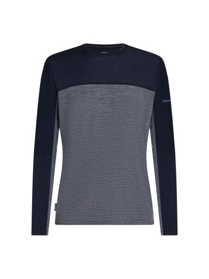 SS26 BM W Men Merino Blend 125 Cool Lite Sphere LS Tee Colour Block IB0A571M0L4 111