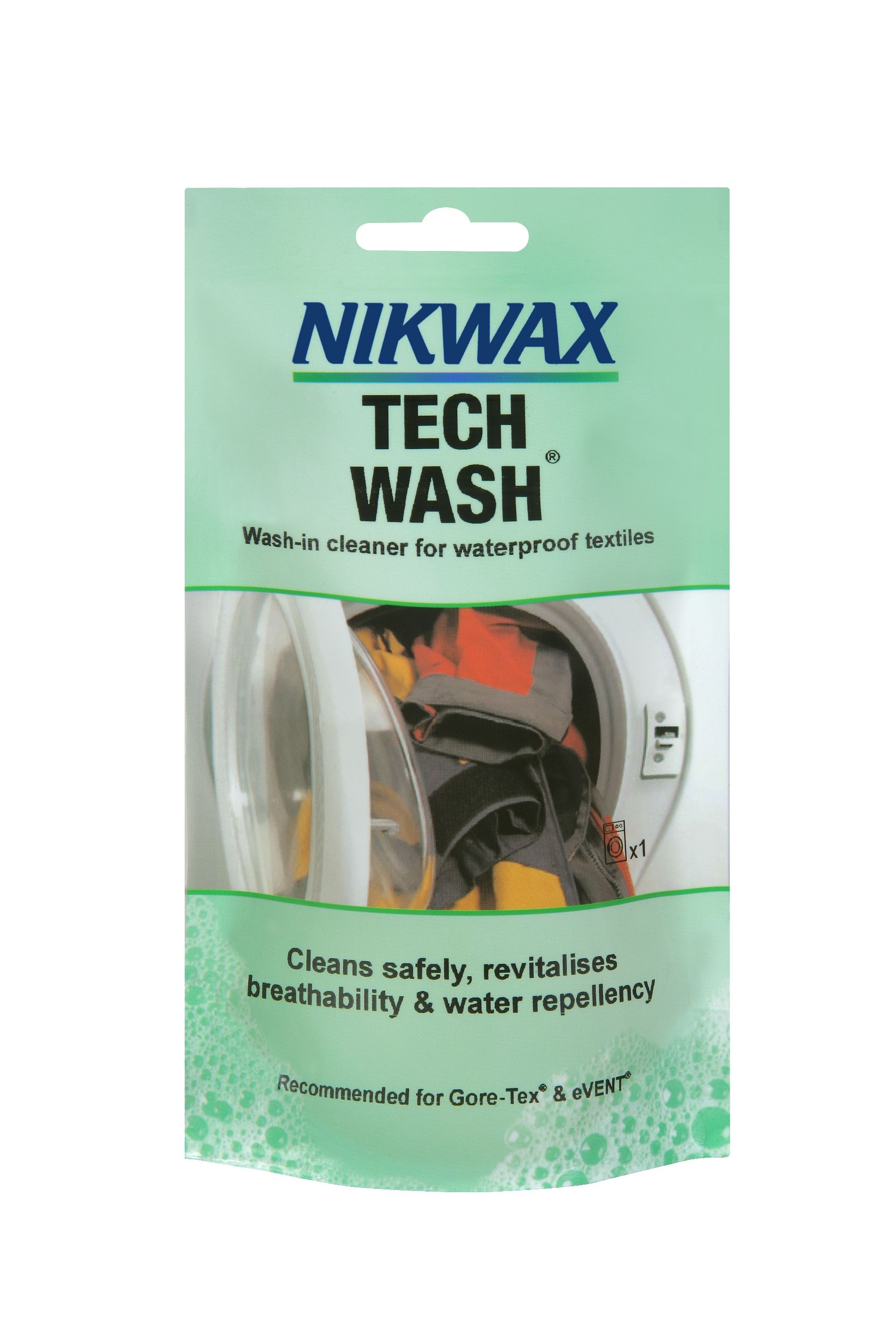 Prací prášek NIKWAX Tech Wash - sáček 100 ml