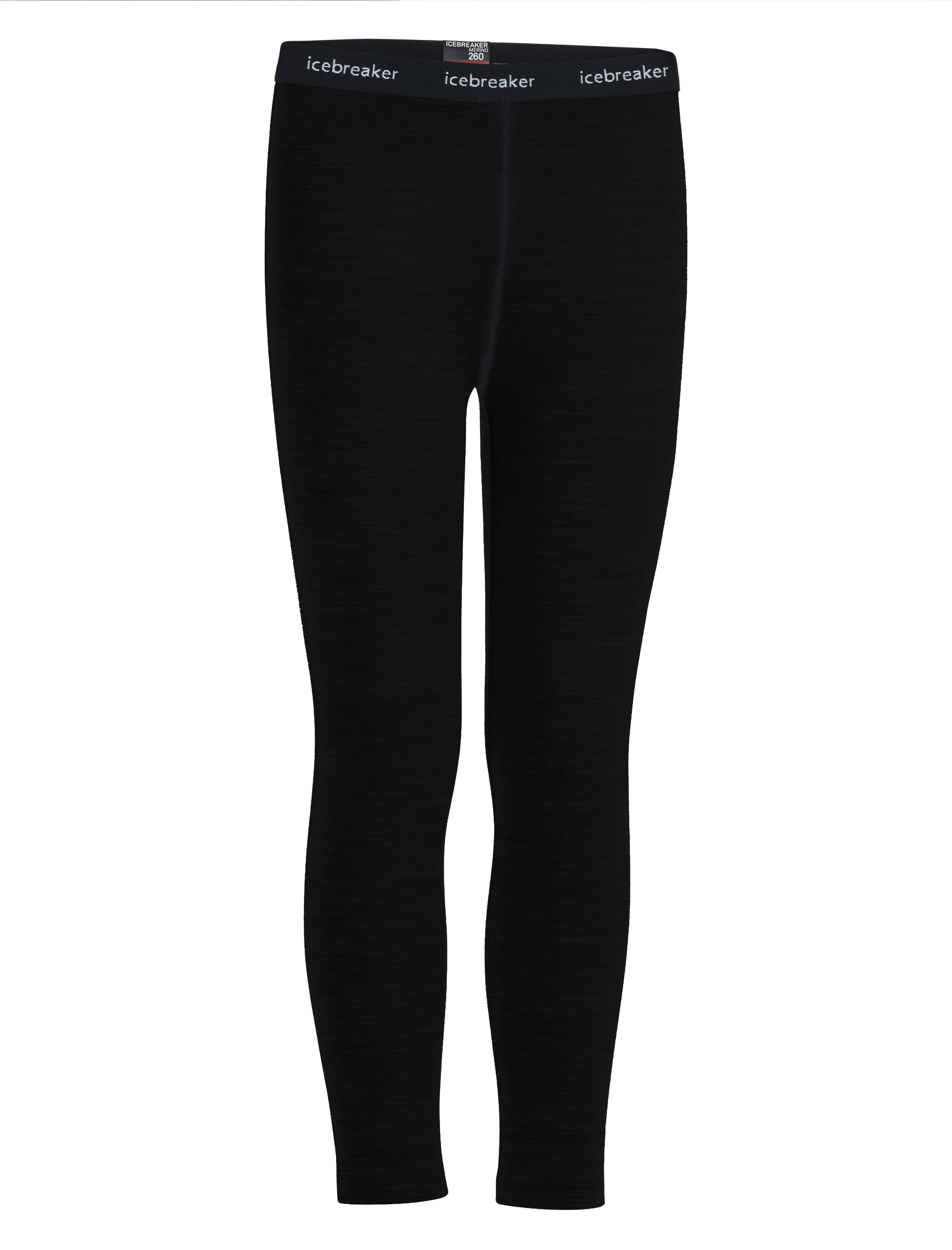 Dětské spodky ICEBREAKER Kids 260 Tech Leggings, Black velikost: 5