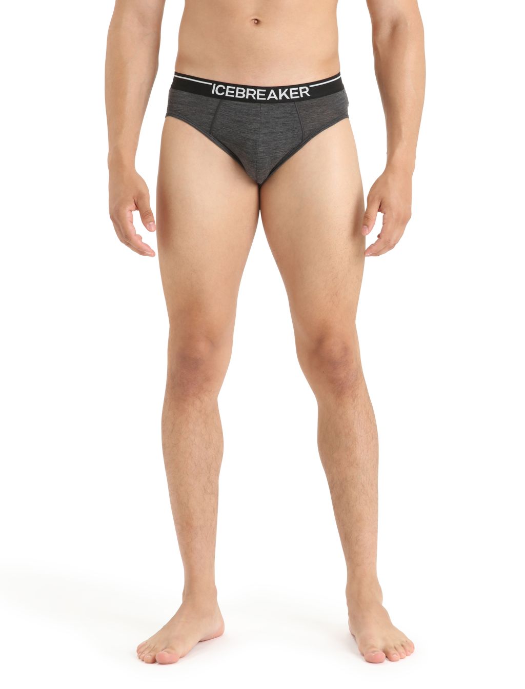 Pánské slipy ICEBREAKER Mens Anatomica Briefs, Jet Heather velikost: XXL