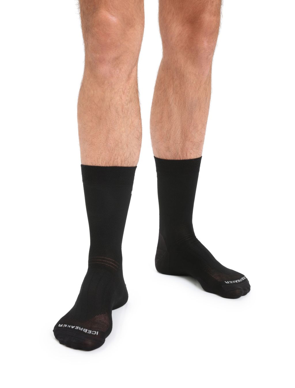 Pánské merino ponožky ICEBREAKER Mens Hike Liner Crew, Black velikost: 39-41,5 (S)