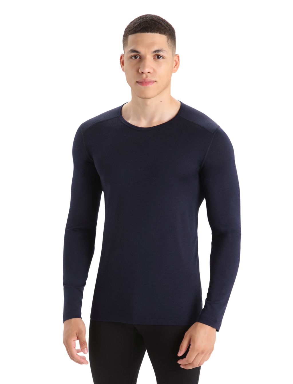 Pánské triko ICEBREAKER Mens 200 Oasis LS Crewe, Midnight Navy velikost: M