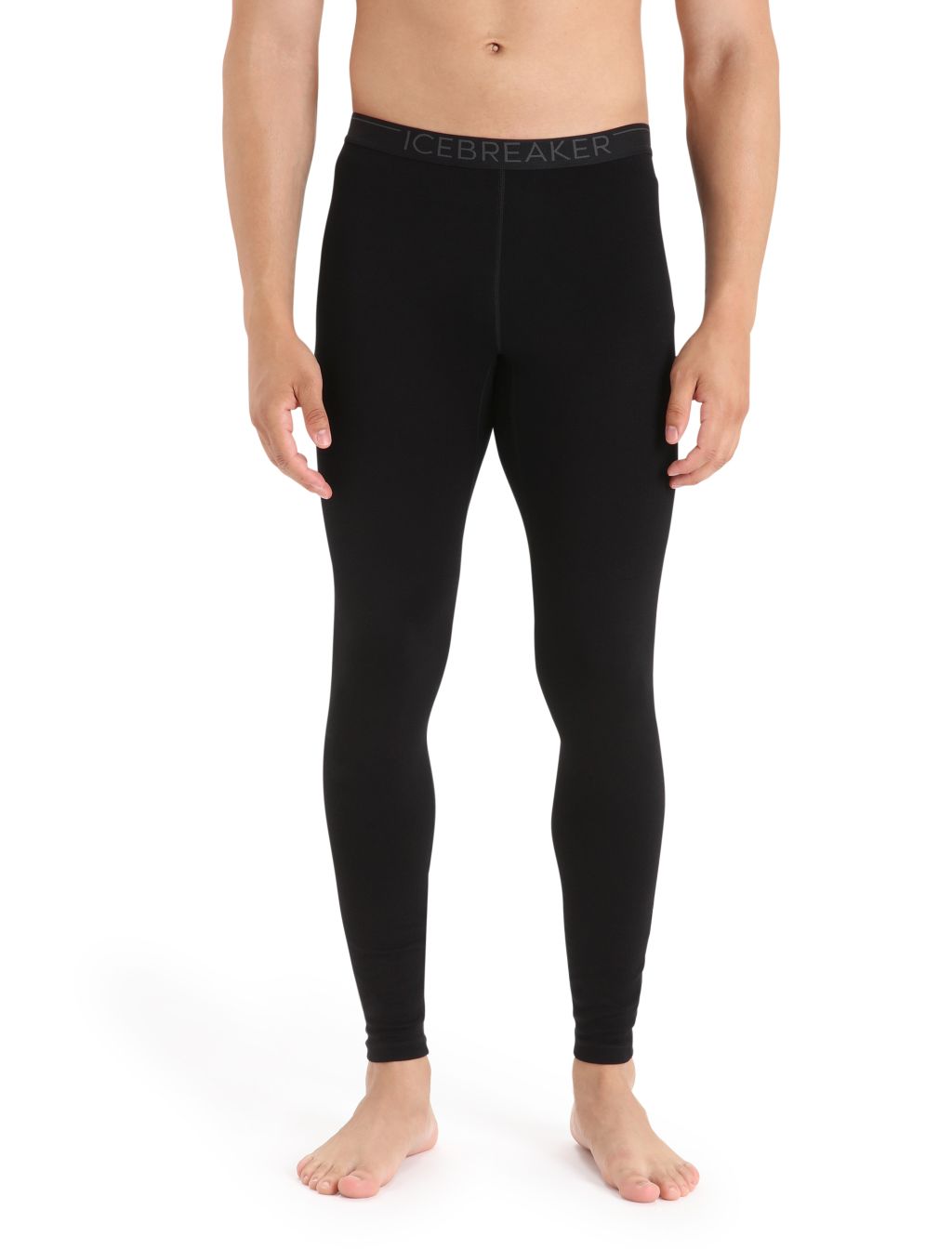 Pánské spodky ICEBREAKER Mens 260 Tech Leggings, Black velikost: XXXL