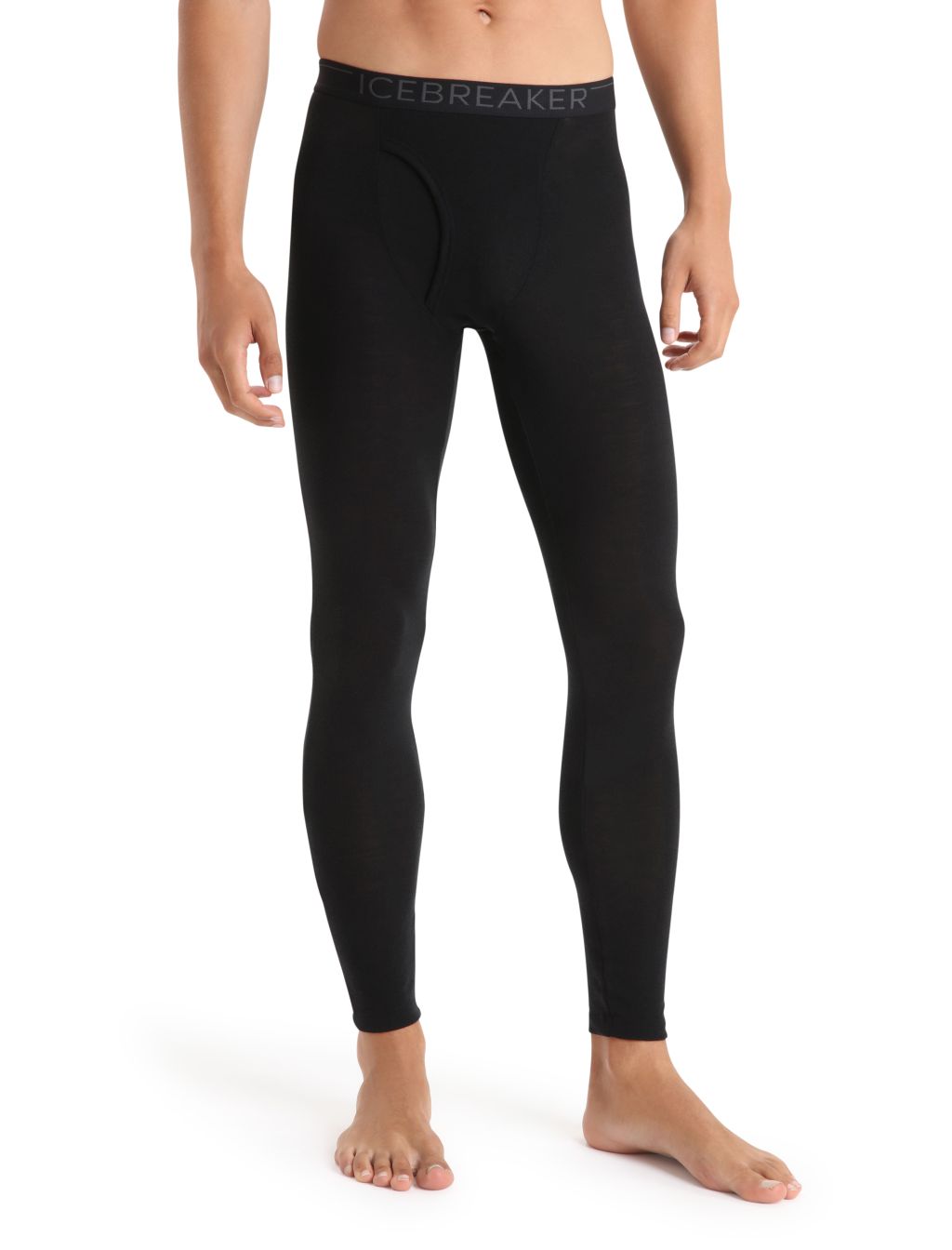 Pánské spodky ICEBREAKER Mens 175 Everyday Leggings w Fly, Black velikost: L