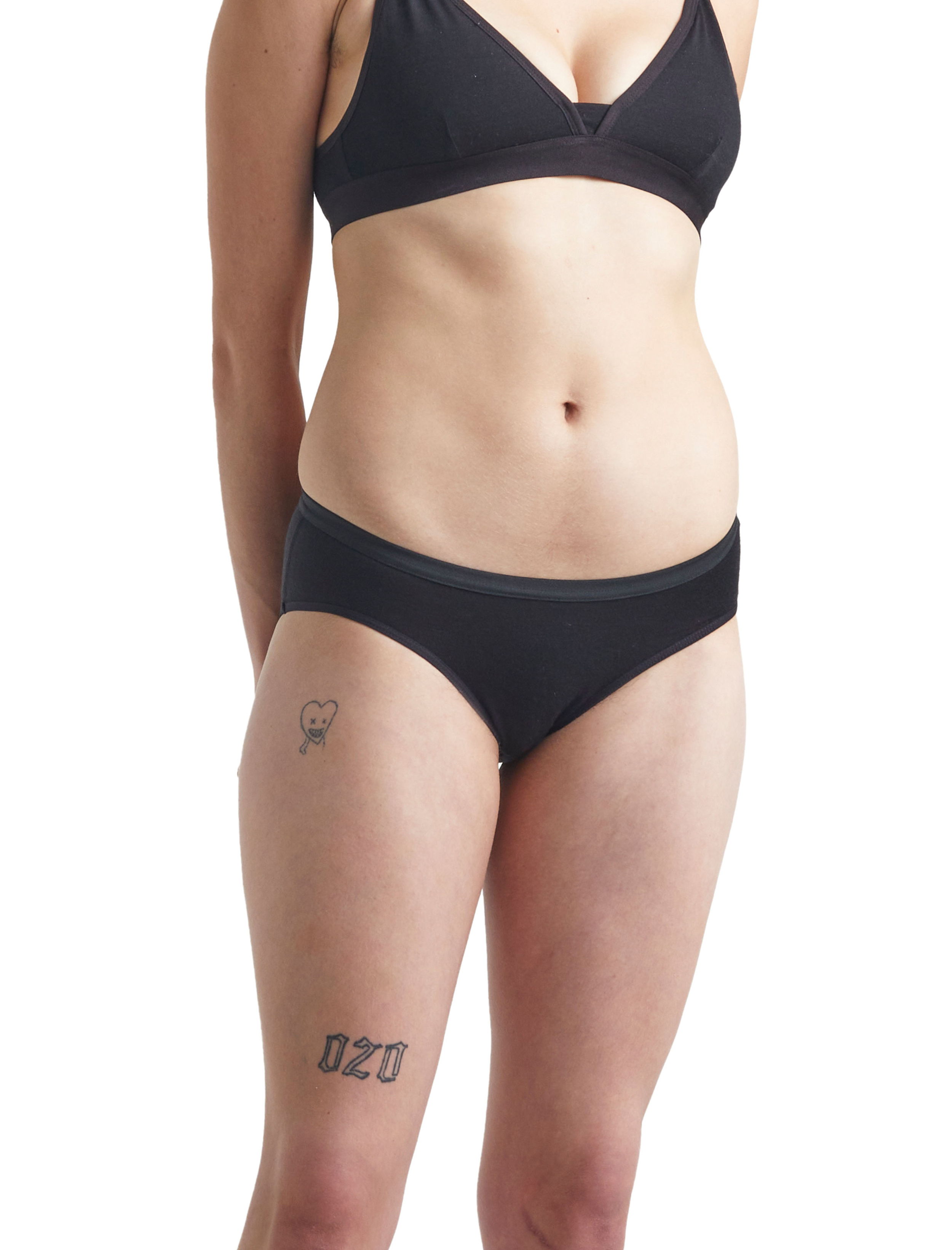 Dámské kalhotky ICEBREAKER Wmns Siren Hipkini, Black velikost: XS