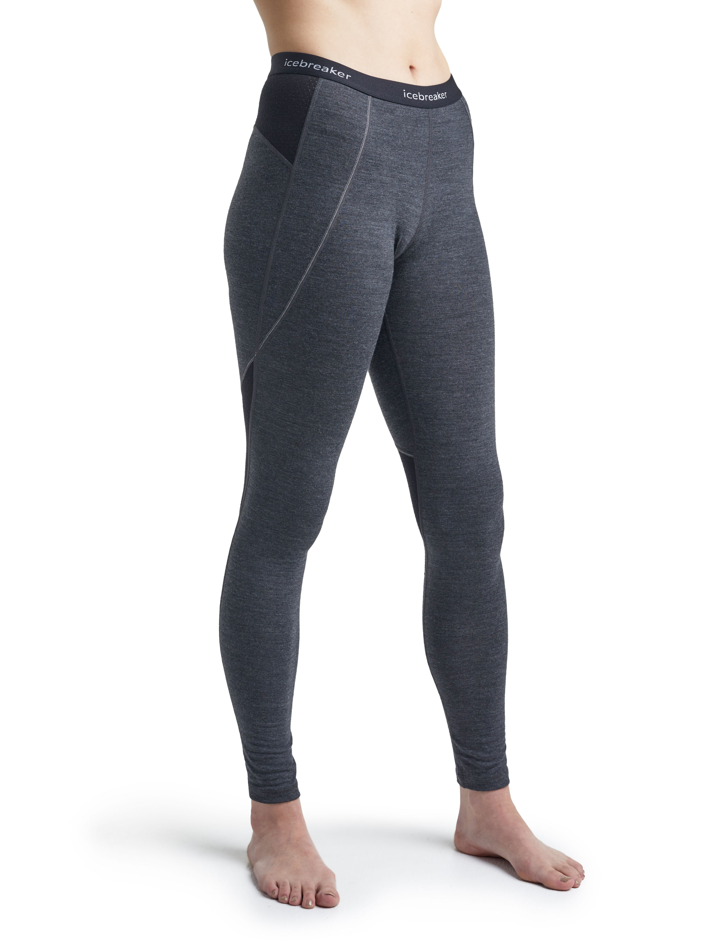 Dámské spodky ICEBREAKER Wmns 260 Zone Leggings, Jet Heather/Black velikost: XS