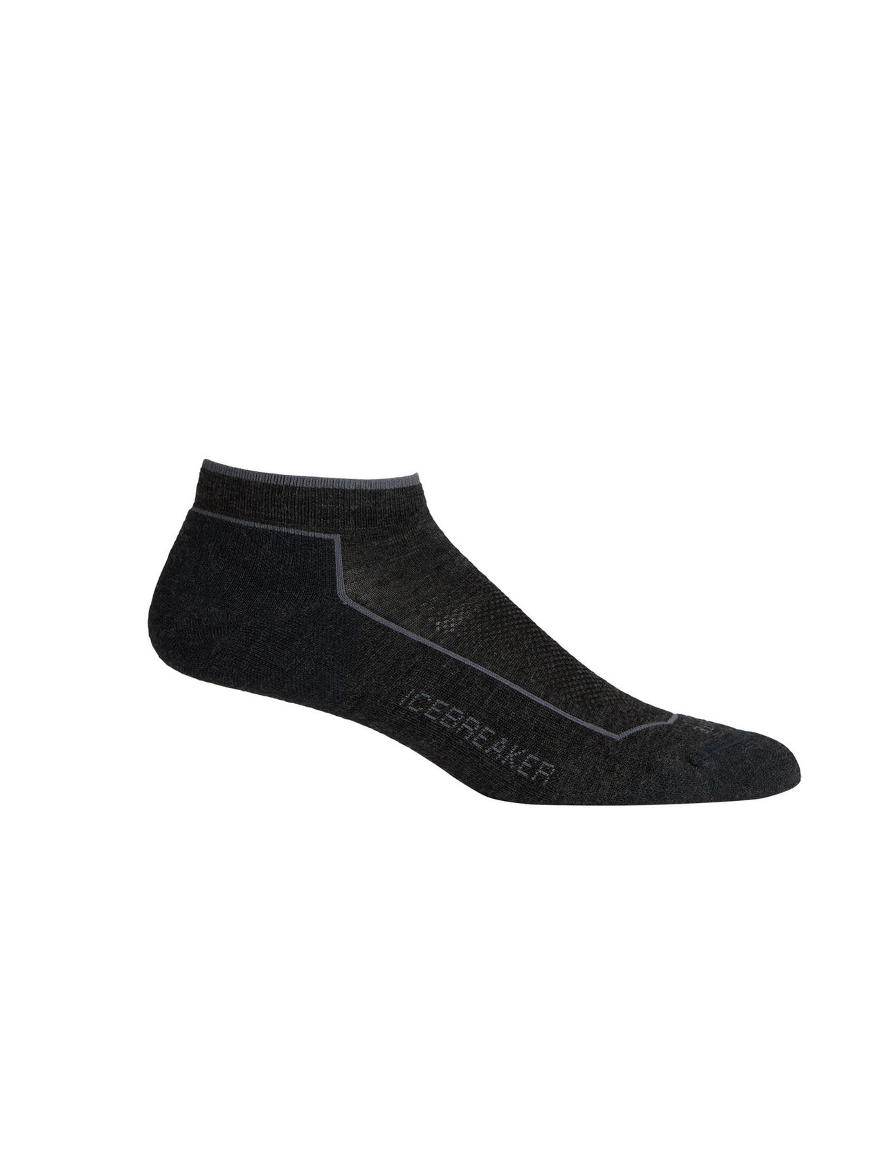 Dámské merino ponožky ICEBREAKER Wmns Lifestyle Cool Lite Low Cut, Jet HTHR velikost: 41-43 (L)