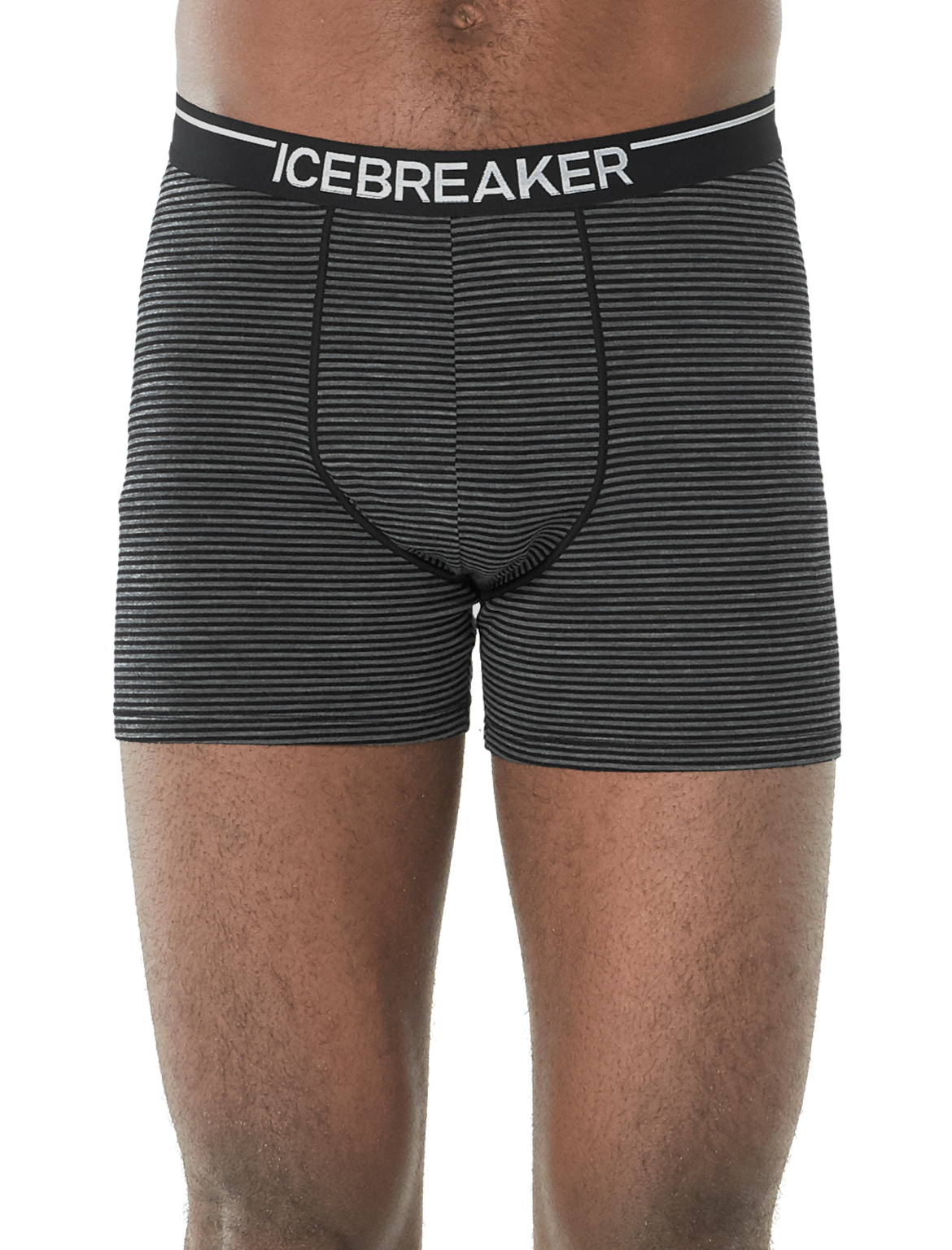 Pánské boxerky ICEBREAKER Mens Anatomica Boxers, Gritstone Heather velikost: XL