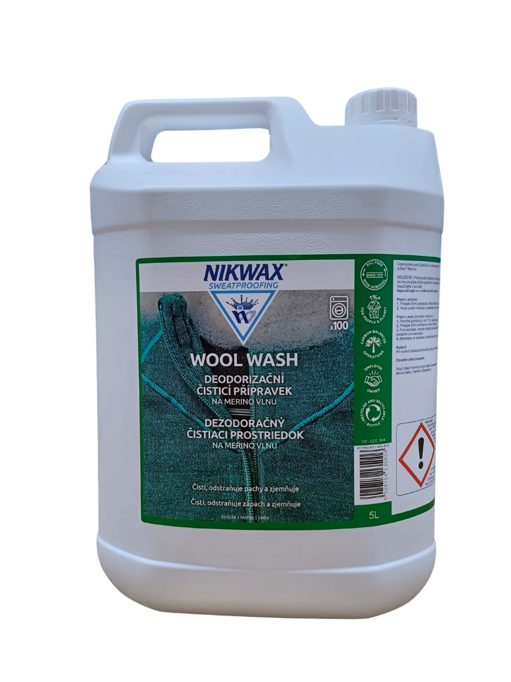 Prací prášek NIKWAX Wool Wash 5 litrů