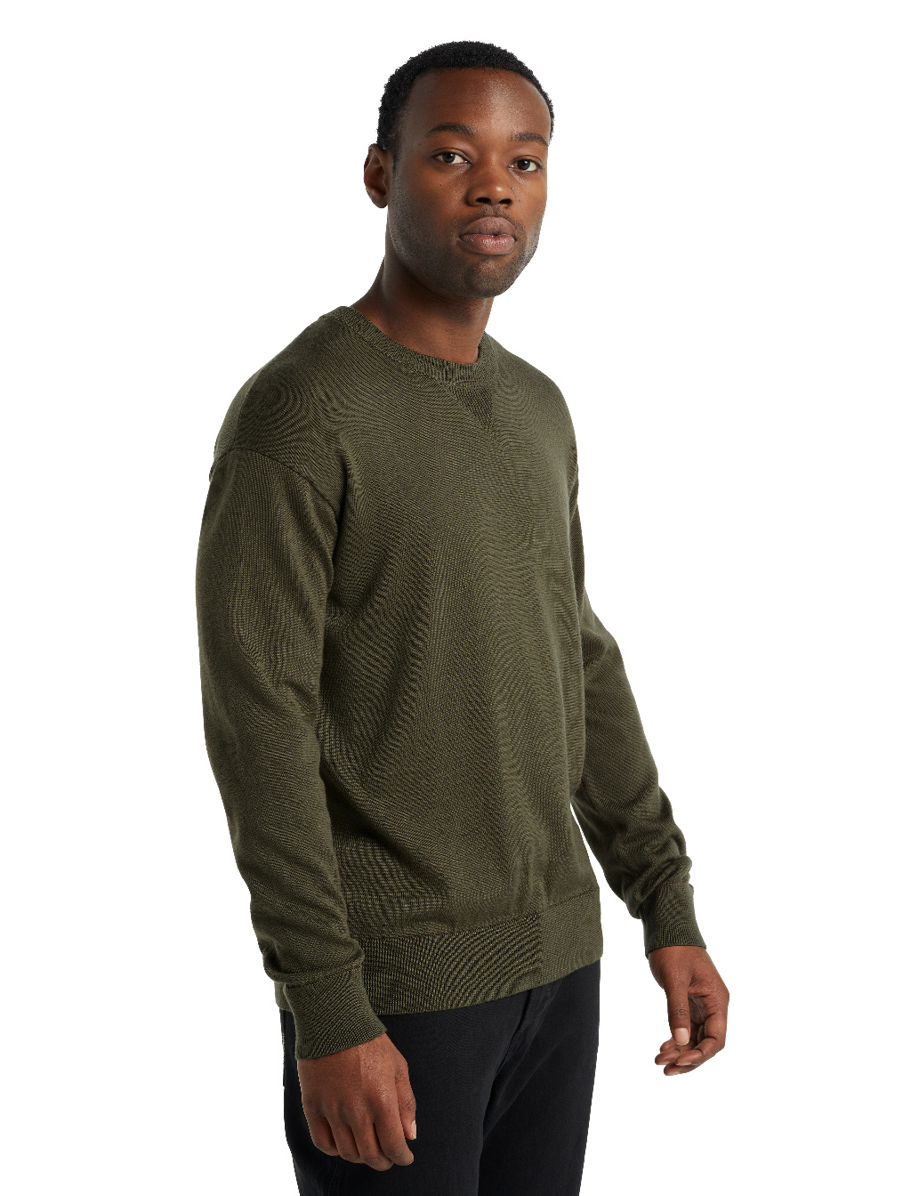 Pánský svetr ICEBREAKER Mens Nova Sweater Sweatshirt, Loden velikost: L