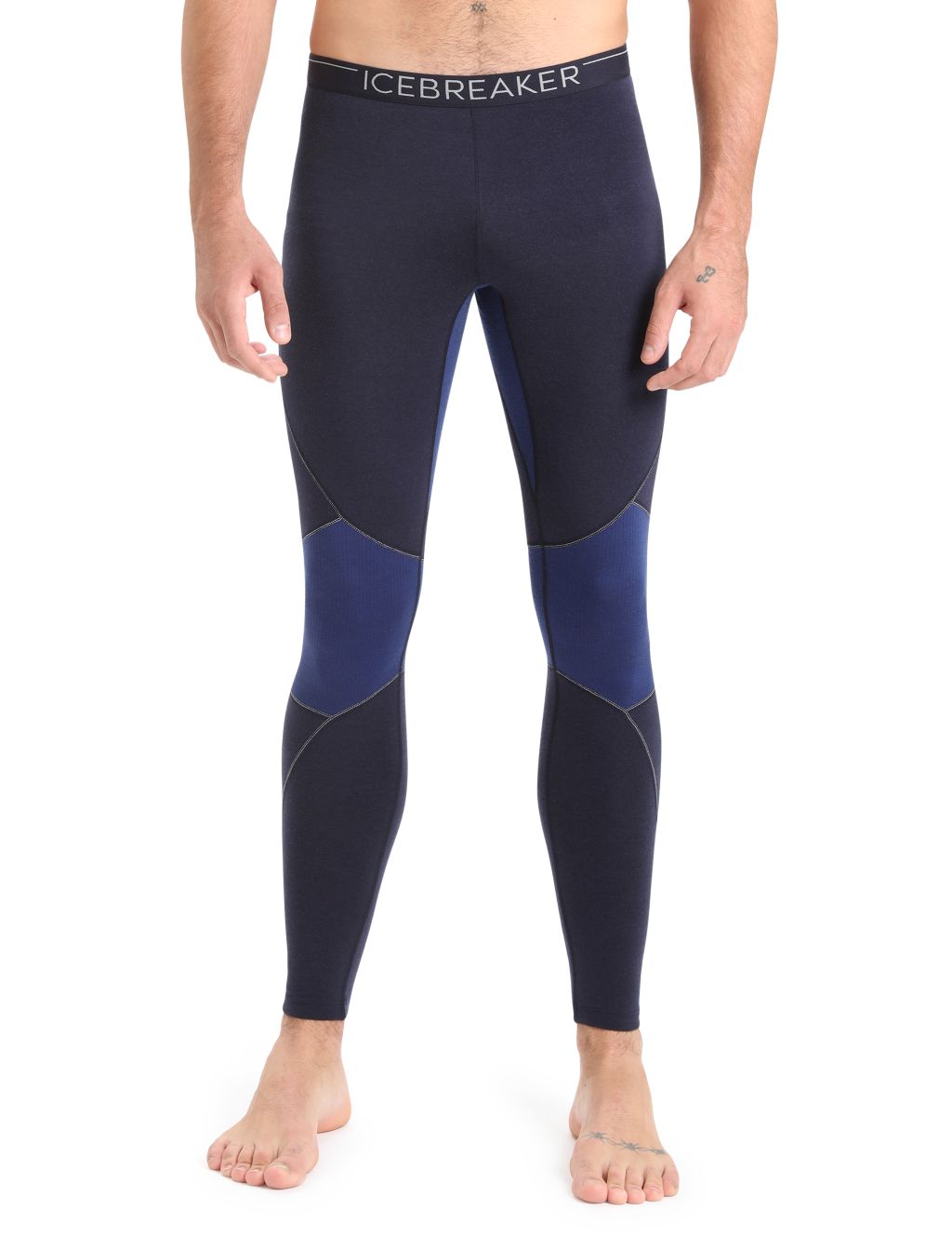 Pánské spodky ICEBREAKER Mens 260 Zone Leggings, Midnight Navy/Royal Navy velikost: XL