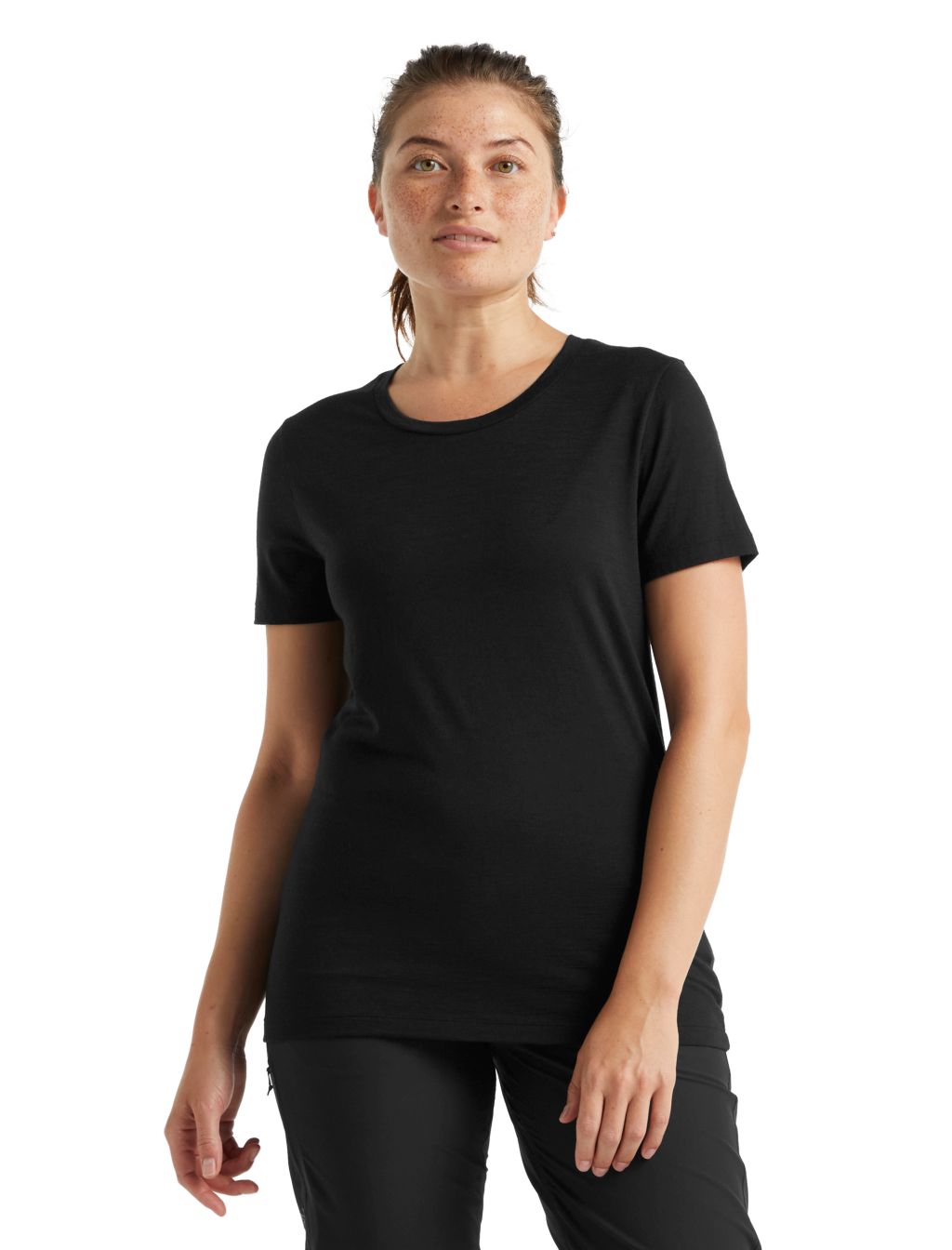 Dámské triko krátký rukáv ICEBREAKER Wmns Tech Lite II SS Tee, Black velikost: L