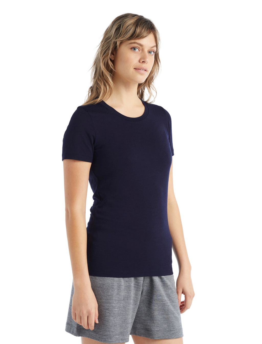 Dámské merino triko krátký rukáv ICEBREAKER Wmns Tech Lite II SS Tee, Midnight Navy velikost: XS