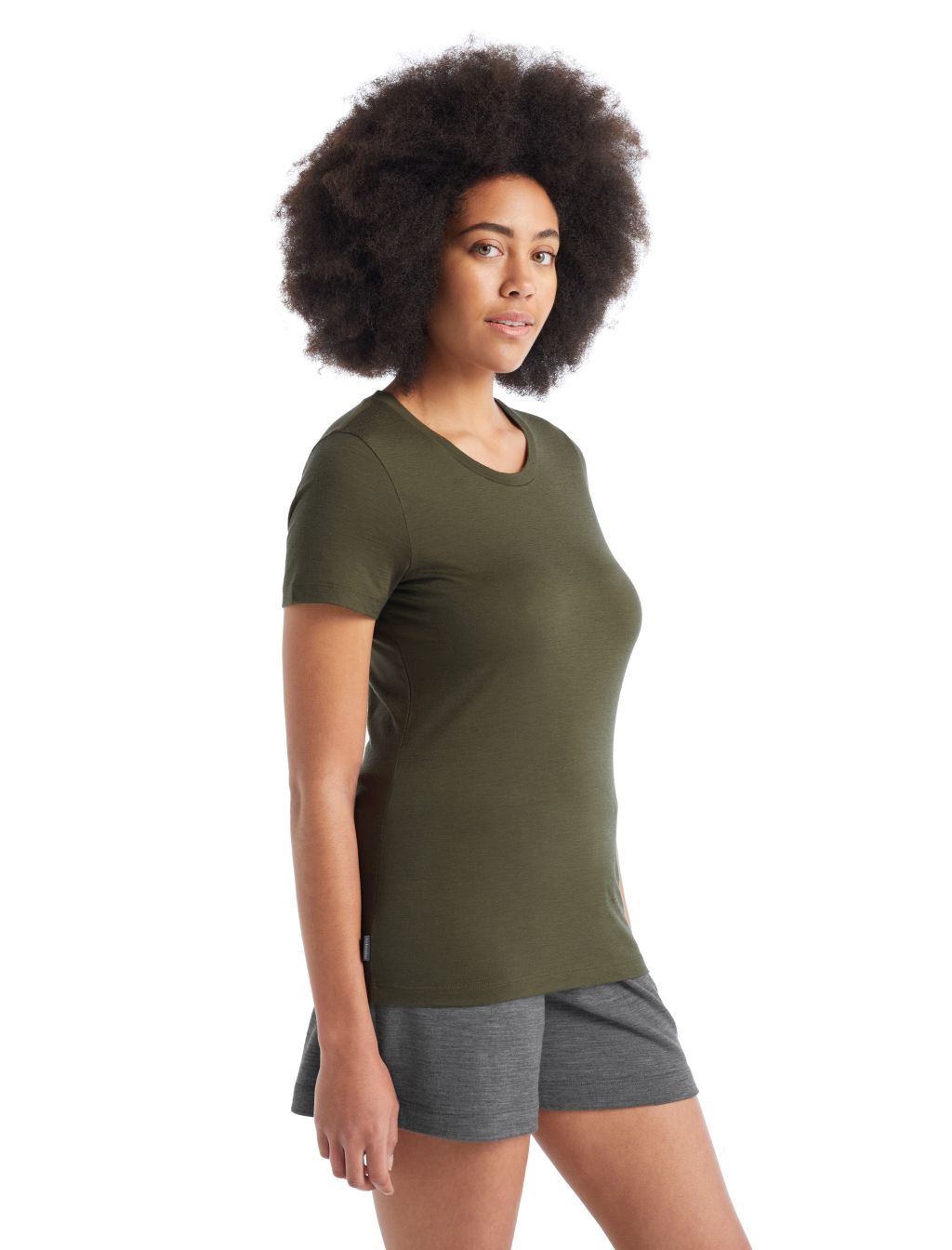 Dámské merino triko krátký rukáv ICEBREAKER Wmns Tech Lite II SS Tee, Loden velikost: XS