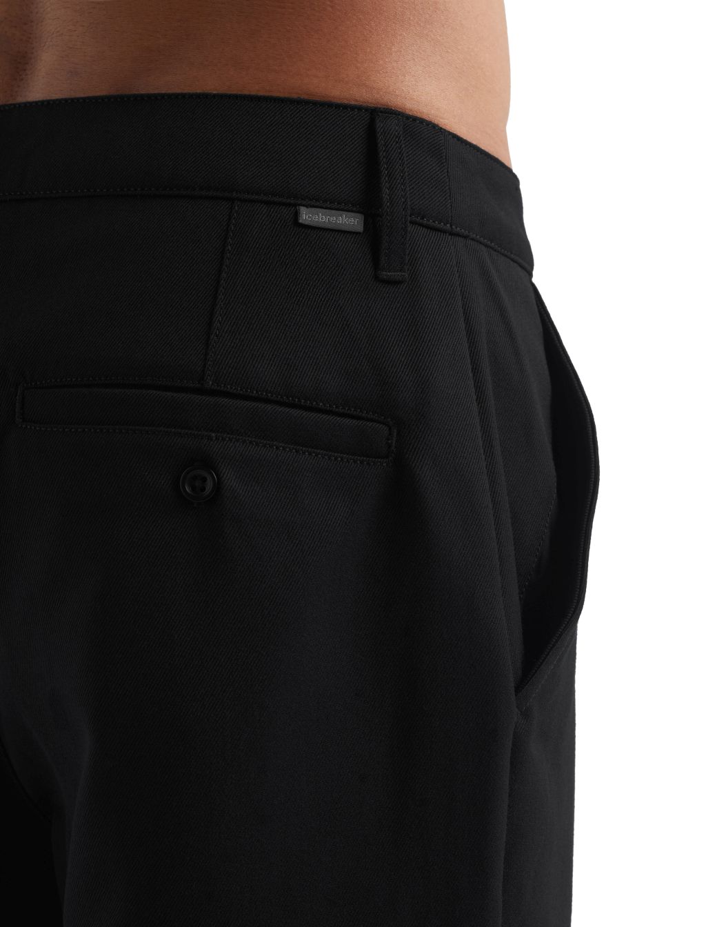 Pánské merino kalhoty ICEBREAKER Mens Berlin Pants, Black velikost: 36