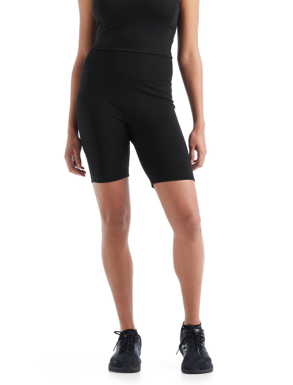 Dámské merino kraťasy ICEBREAKER Wmns Fastray High Rise Shorts, Black velikost: XL