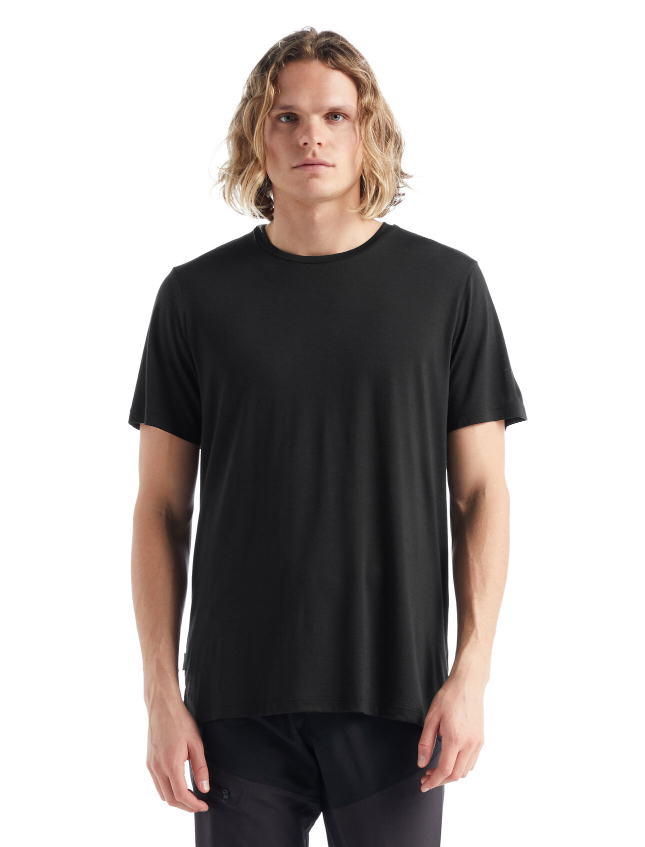 Pánské merino triko krátký rukáv ICEBREAKER Mens Sphere II SS Tee, Black velikost: XL