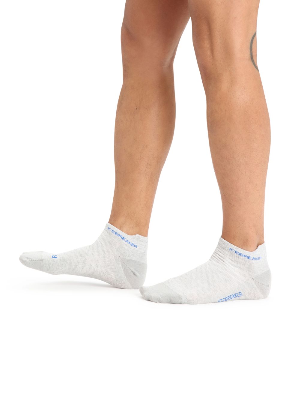 Pánské ponožky ICEBREAKER Mens Run+ Ultralight Micro, Ether/Lazurite velikost: S