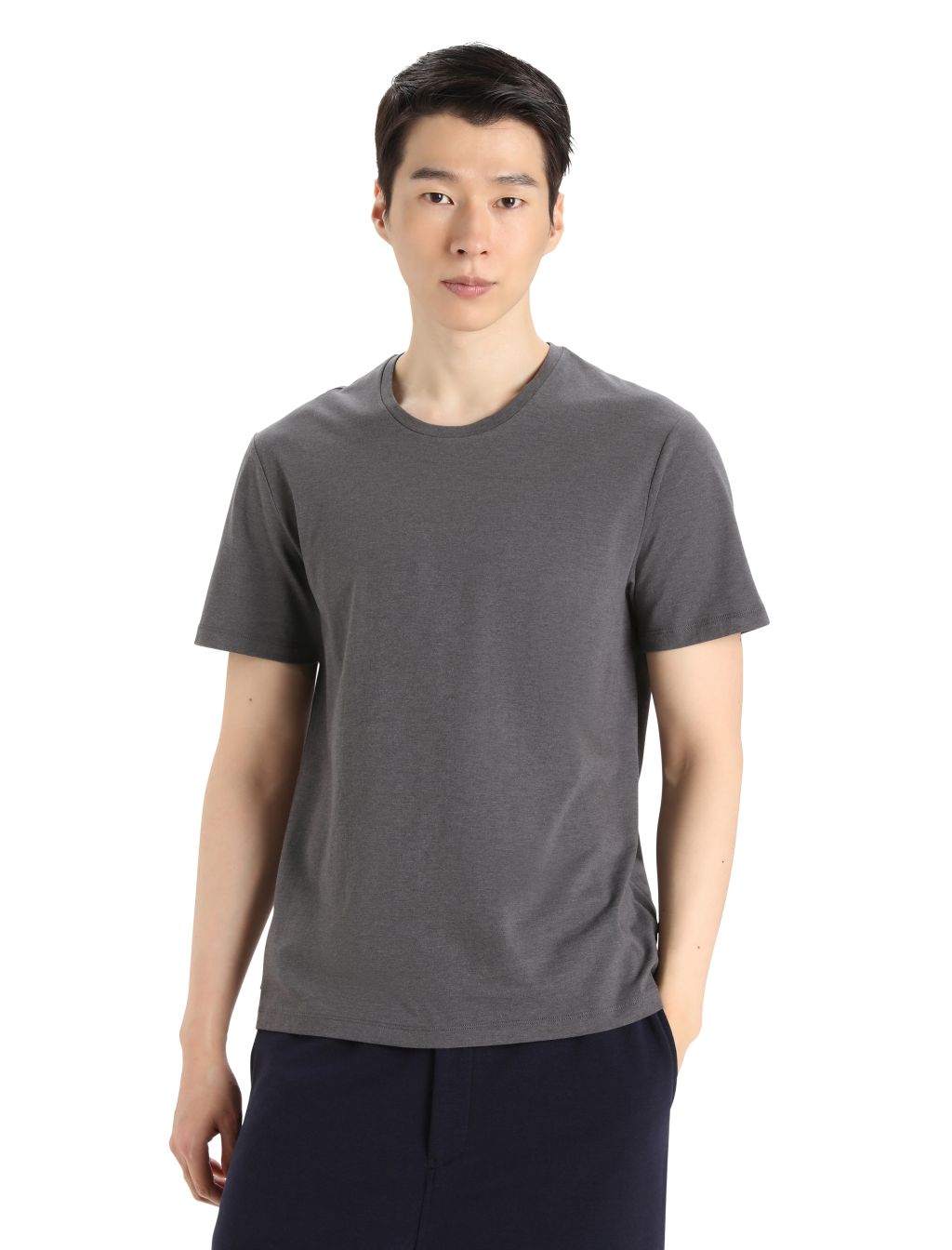 Pánské triko krátký rukáv ICEBREAKER Mens Central Classic SS Tee, Monsoon velikost: M