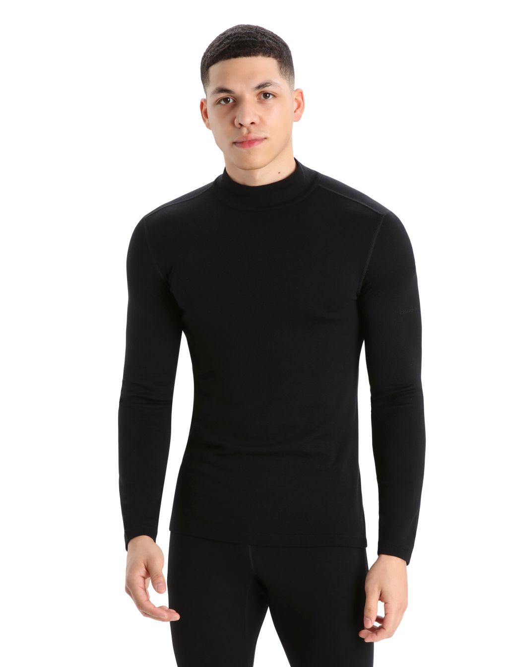 Pánské triko dlouhý rukáv ICEBREAKER Mens 260 Tech LS Turtleneck, Black velikost: XL