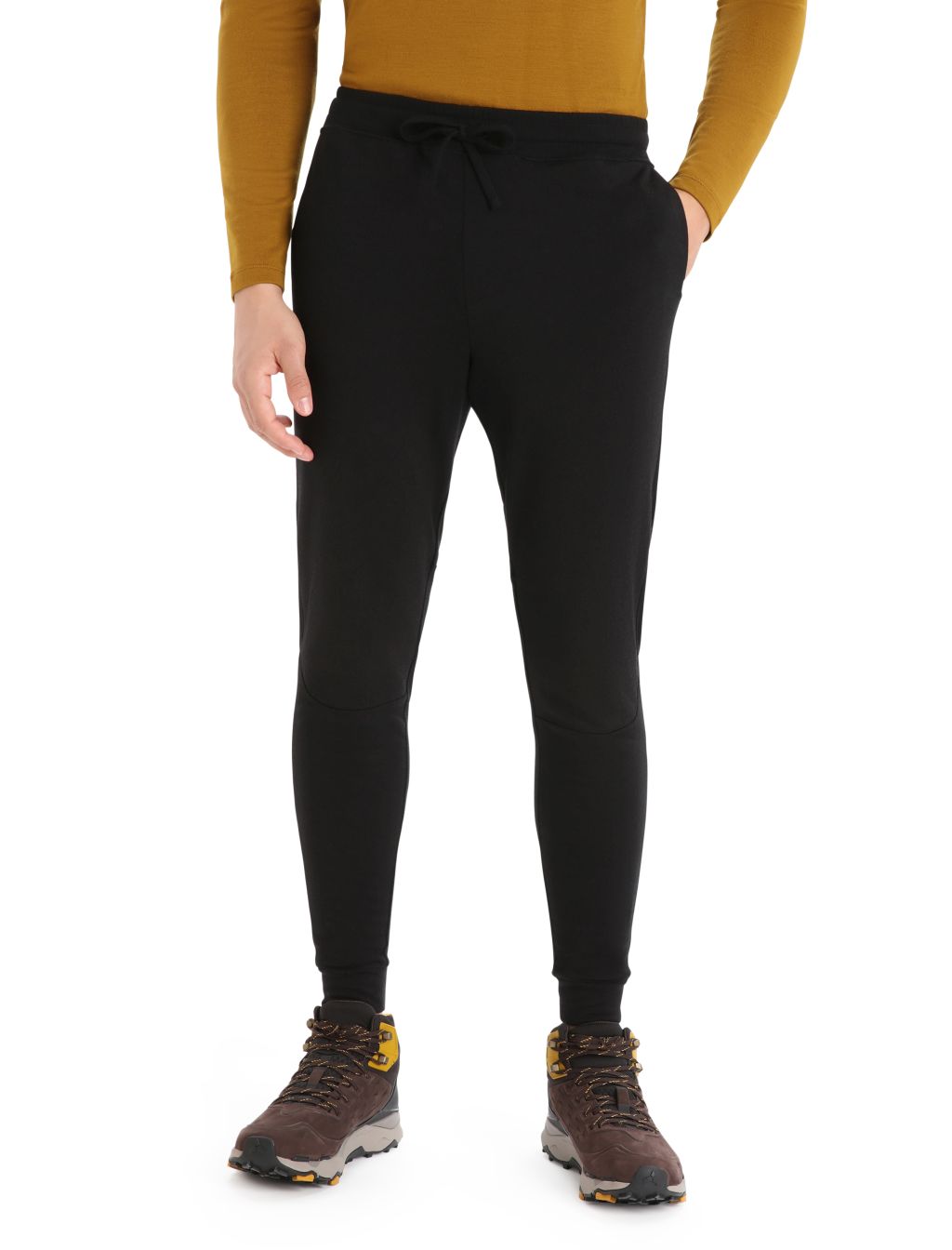 Pánské kalhoty ICEBREAKER Mens ZoneKnit™ Jogger, Black velikost: L