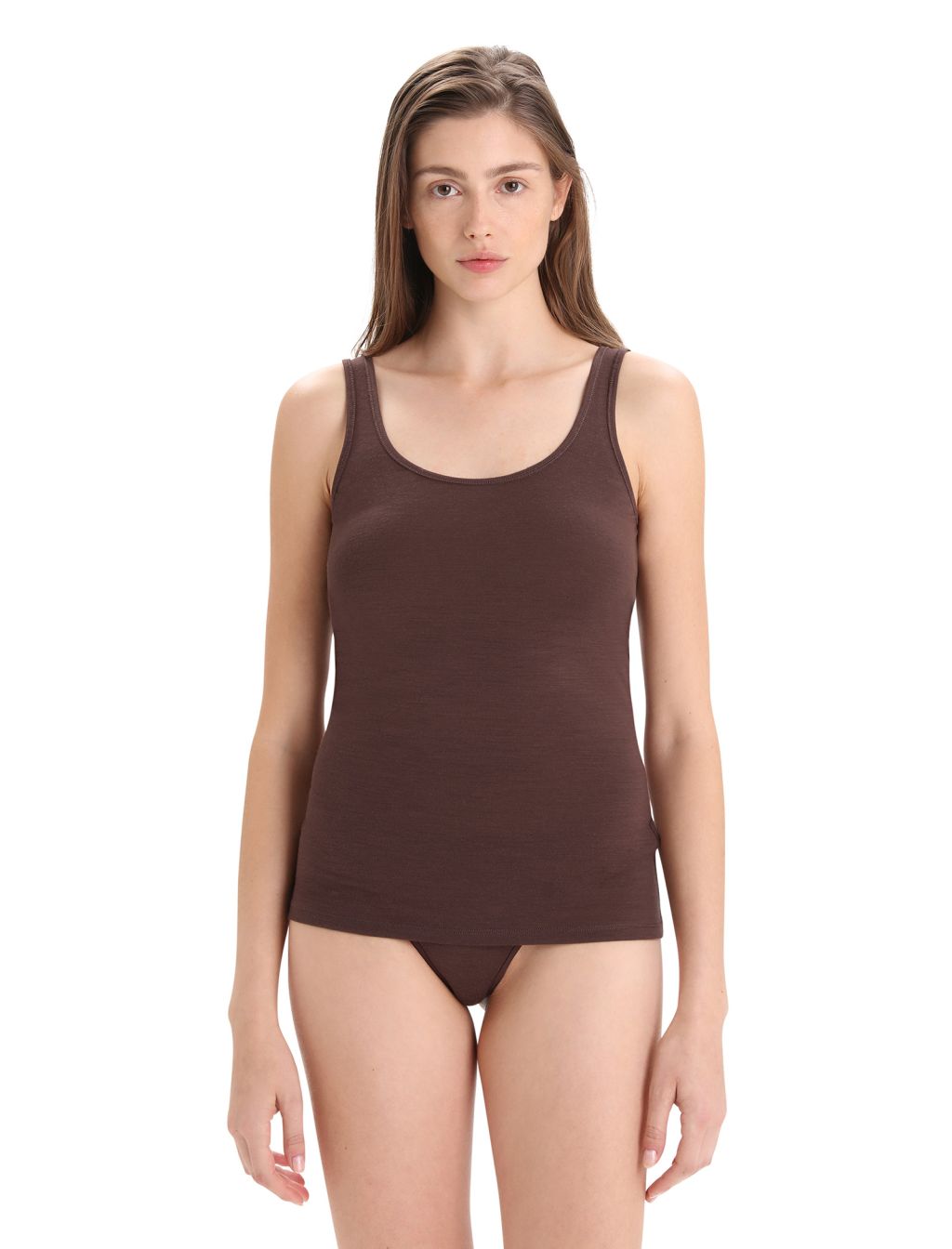 Dámské merino tílko ICEBREAKER Wmns Siren Tank, Umber velikost: XS