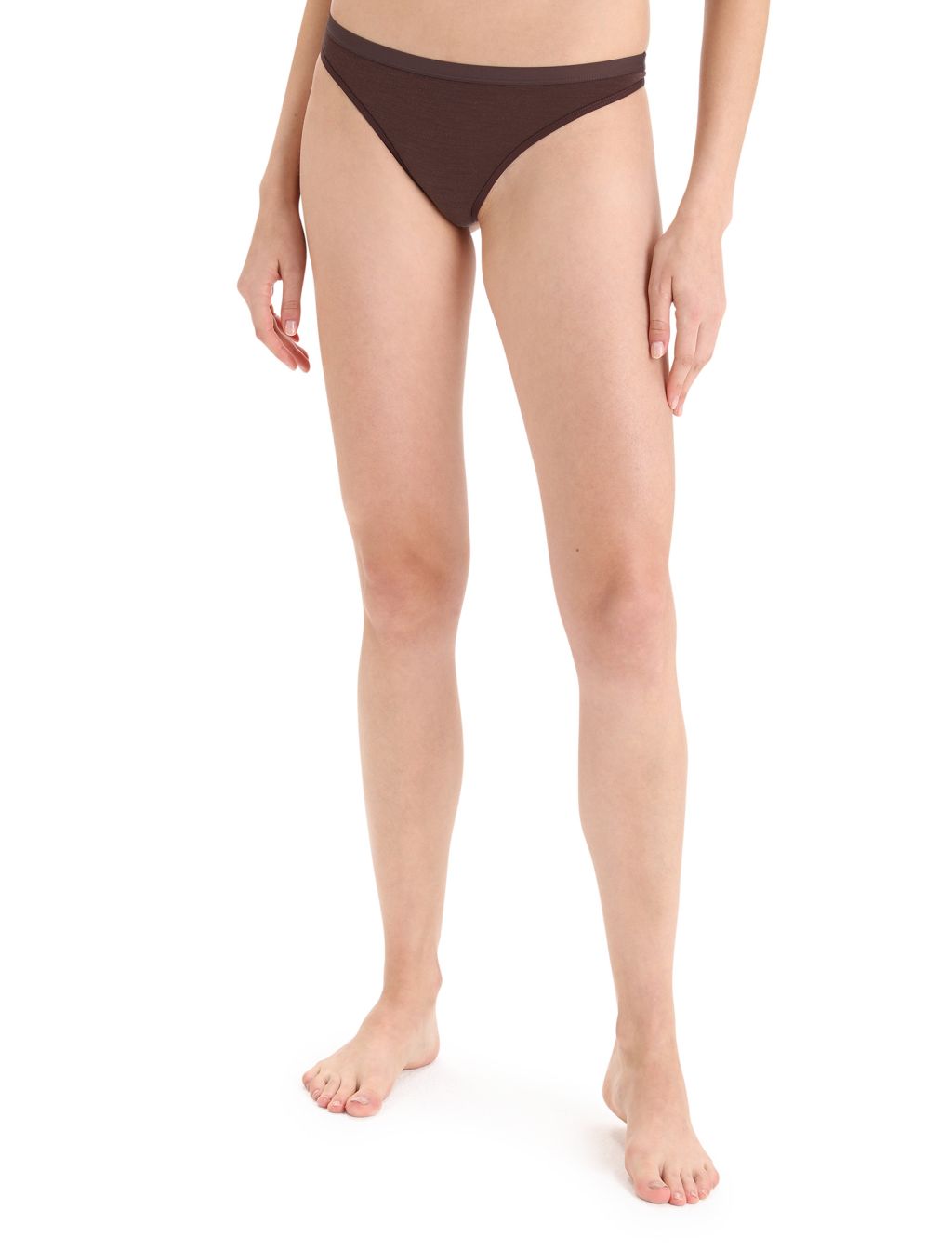 Dámské merino kalhotky ICEBREAKER Wmns Siren Thong, Umber velikost: M