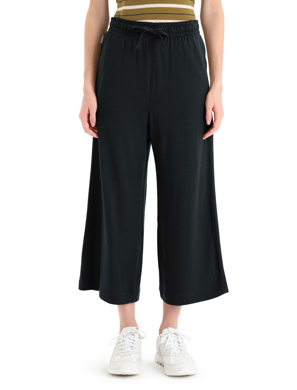 Dámské merino kalhoty ICEBREAKER Wmns Granary Culottes, Black velikost: M