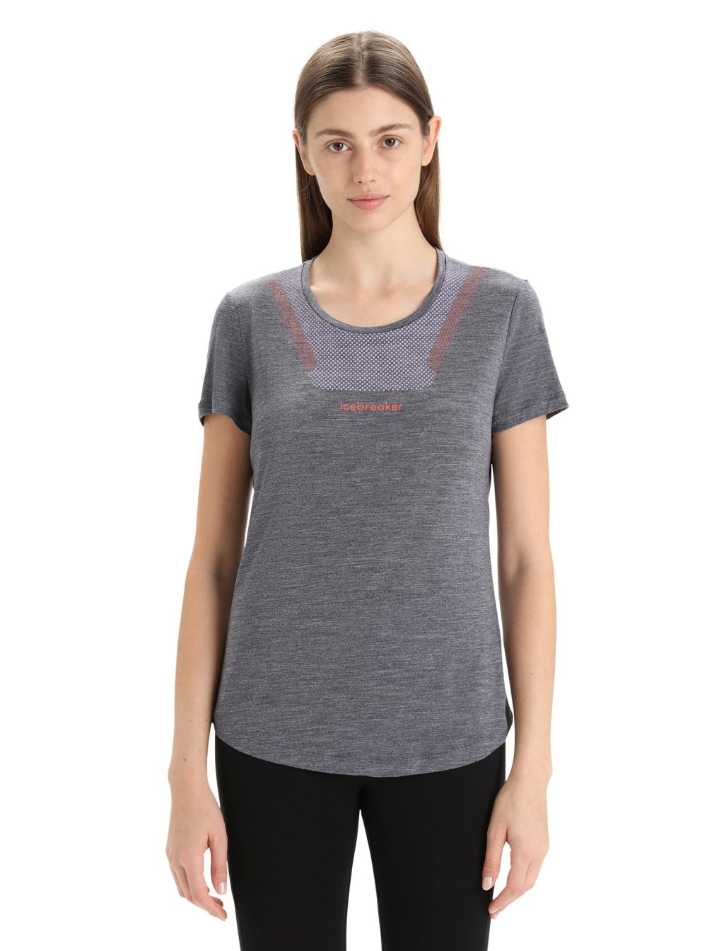 ICEBREAKER Wmns Sphere II SS Tee Hitt, Midnight Navy Heather velikost: XS