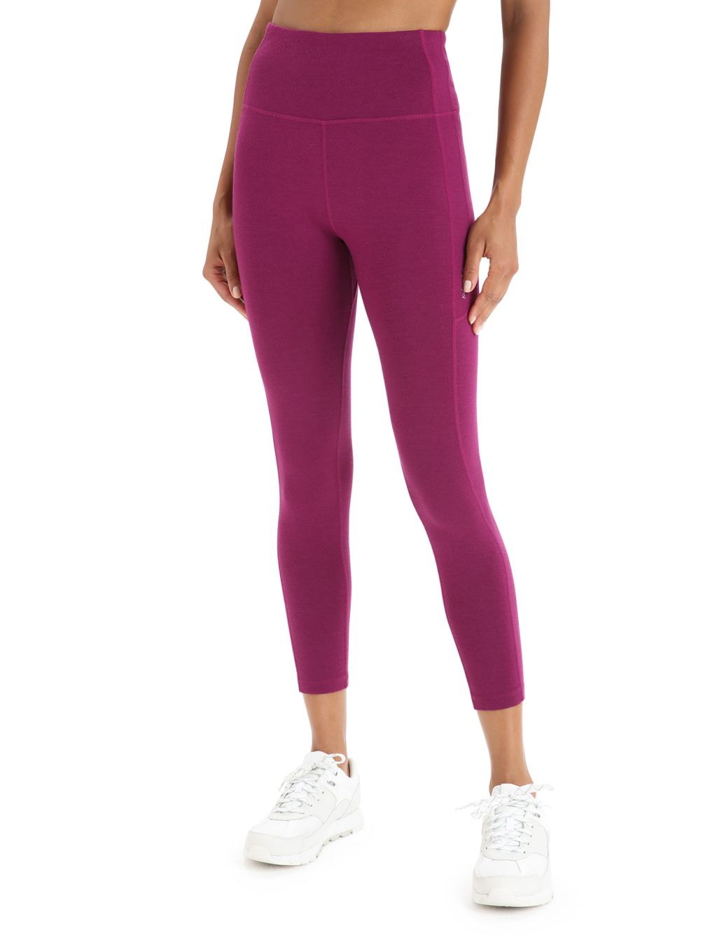 ICEBREAKER Wmns Fastray High Rise Tights, Go Berry velikost: M