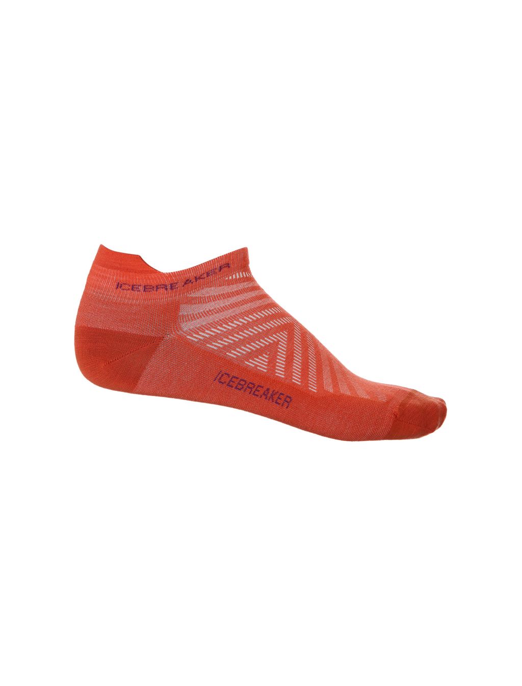 Pánské merino ponožky ICEBREAKER Mens Run+ Ultralight Micro, Vibrant Earth/Go Berry velikost: 39-41,5 (S)