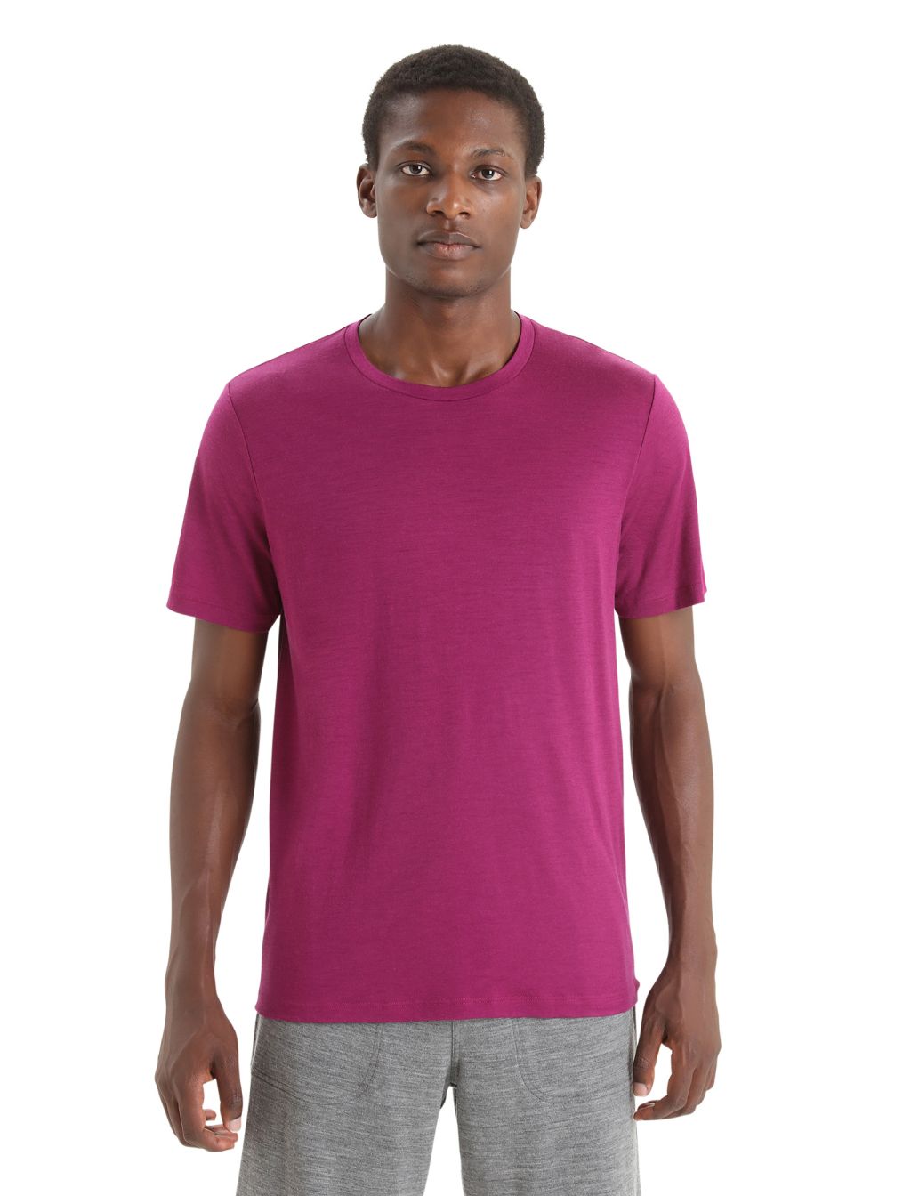 ICEBREAKER Mens Tech Lite II SS Tee, Go Berry velikost: XXL