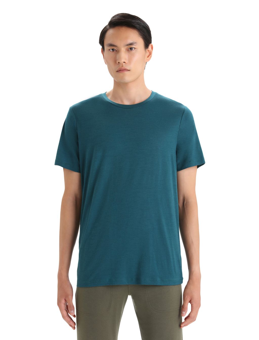 ICEBREAKER Mens Tech Lite II SS Tee, Green Glory velikost: S