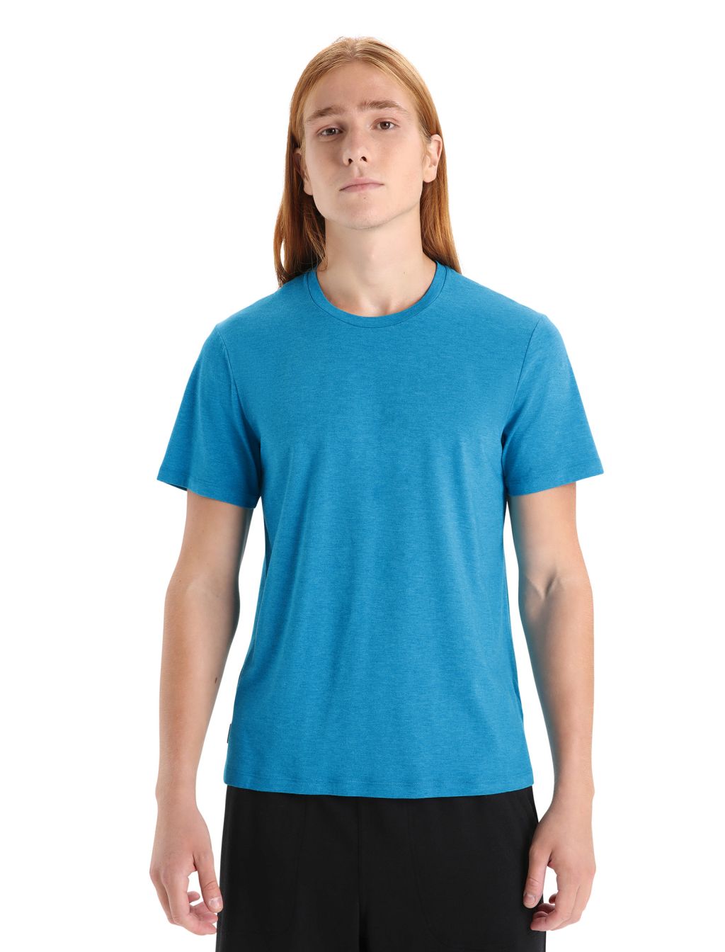 ICEBREAKER Mens Central Classic SS Tee, Geo Blue velikost: XXL