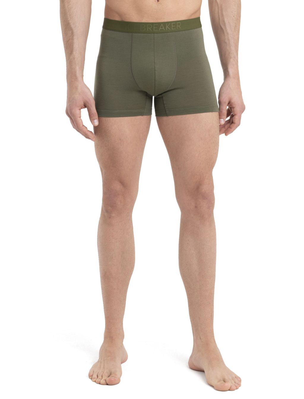 Pánské merino boxerky ICEBREAKER Mens Anatomica Cool-Lite Boxers, Loden velikost: M